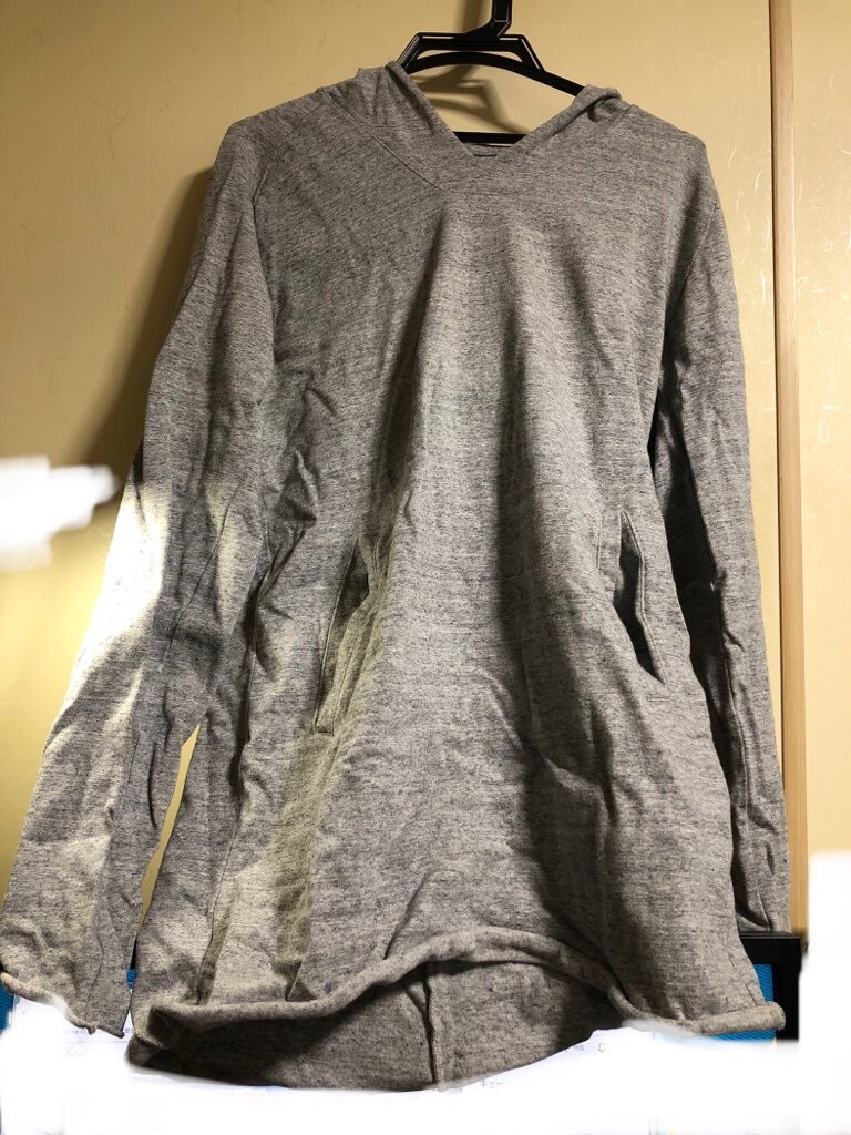 定価26,000円+税★希少・未使用 STRUM パーカー ロング丈 革 グレー拍卖