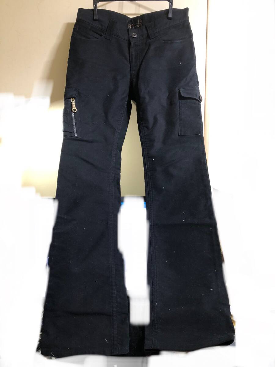 未使用 希少 KYOJI MARUYAMA  キョウジマルヤマ■ モールスキン カーゴパンツ パンツ  黒 拍卖