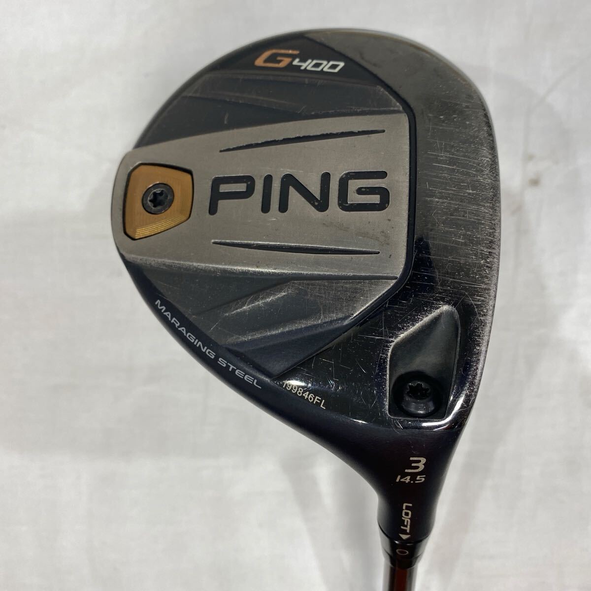 本州のみ送料無料◇即決価格◇FW◇ピン◇G400◇クロカゲ XT60◇14.5度◇X◇43in◇329g◇D-4カバーなし拍卖