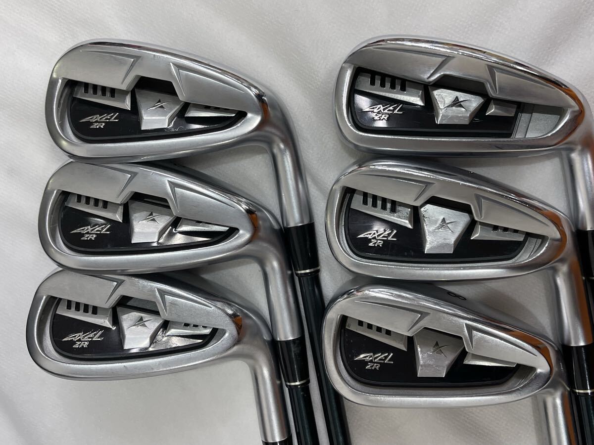 本州のみ送料無料◇即決価格◇アイアン◇ツルヤ◇AXEL ZR◇AXEL ZR◇6-9,P,A◇R◇(6I)38.25in,351g拍卖