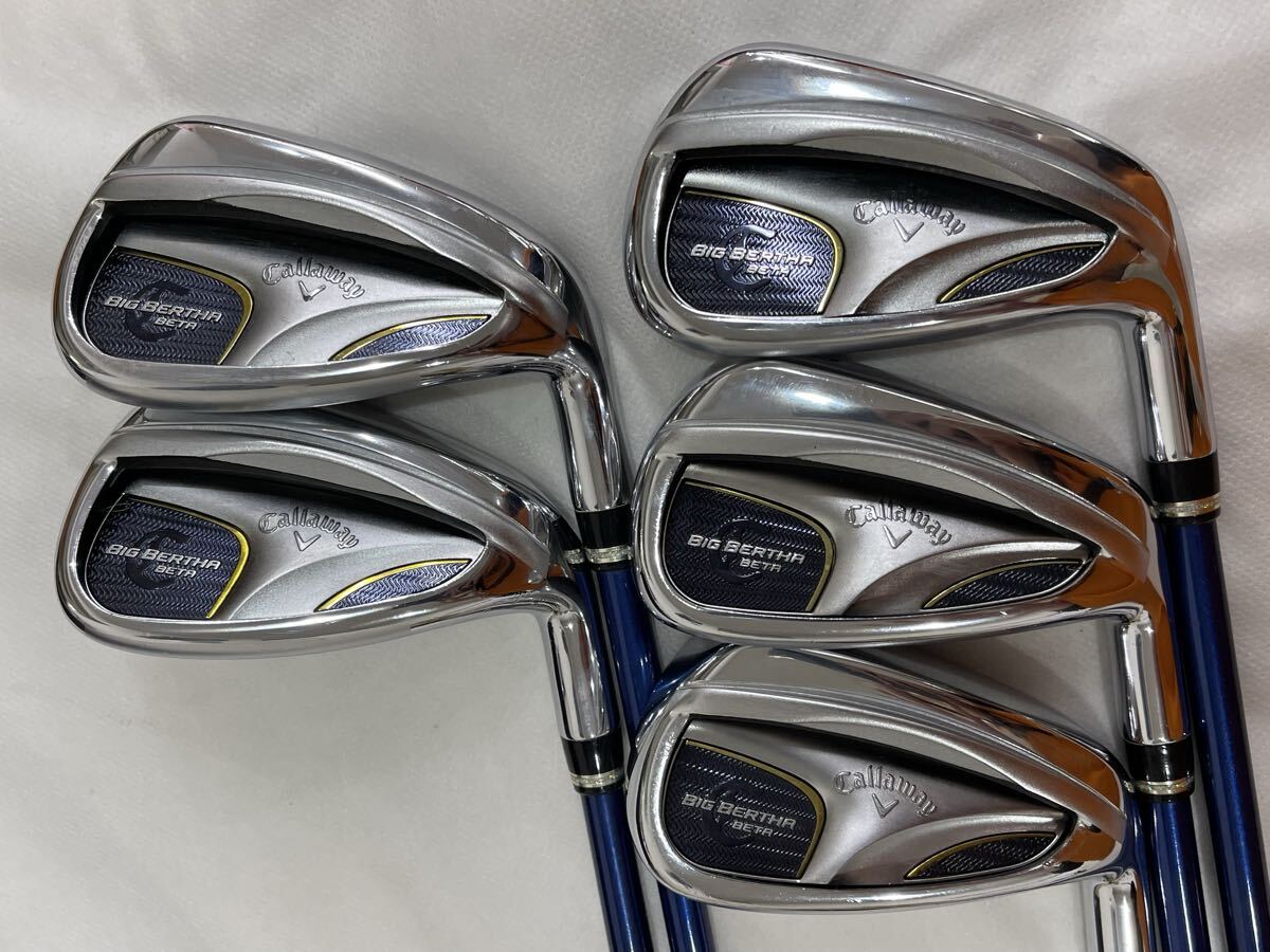 本州のみ送料無料◇即決価格◇アイアン◇キャロウェイ◇BIG BERTHA BETA2016◇GPforBIG BERTHA◇6-9,P◇R◇(6I)37.75in,339g拍卖