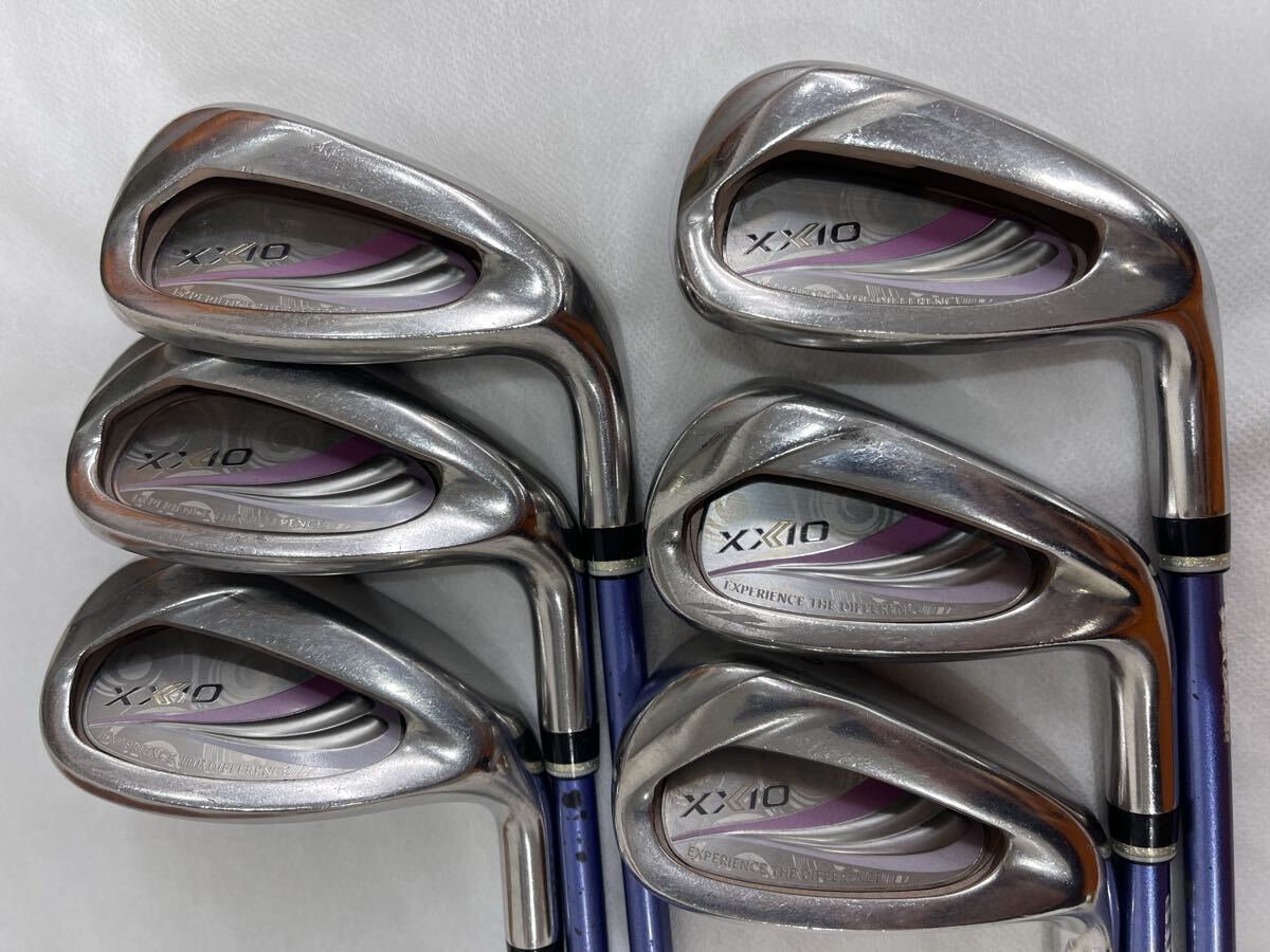 本州のみ送料無料◇即決価格◇アイアン◇ダンロップ◇XXIO LADIESブルー◇MP1100Lブルー◇6-9,P,A◇L◇(6I)36.25in,324g拍卖