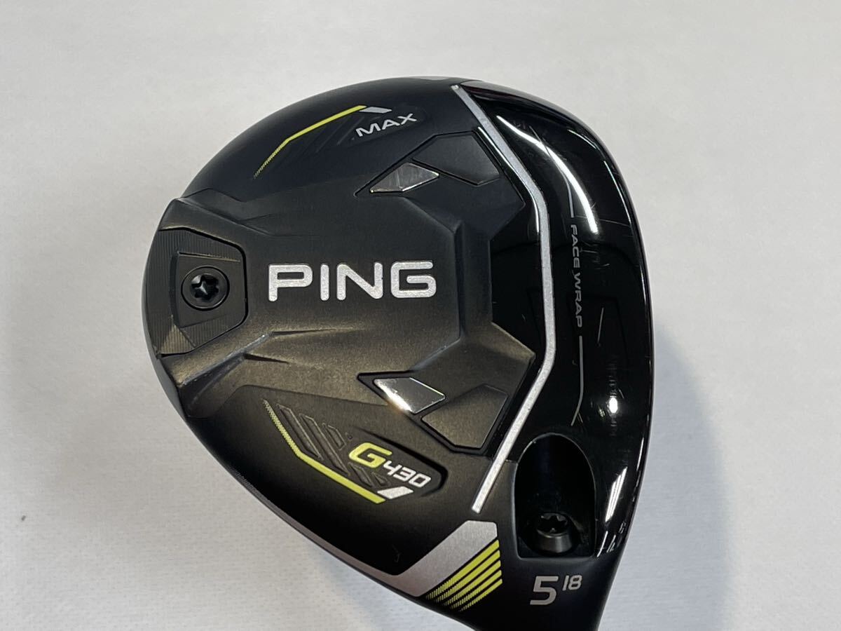 本州のみ送料無料◇FW◇ピン◇G430 MAX◇TOUR2.0CHROME65◇18度◇S◇42.5in◇324g◇カバーなし拍卖