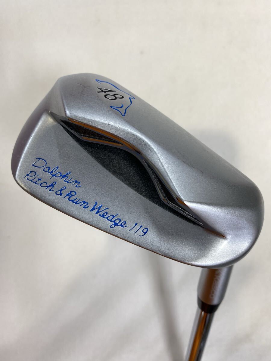 本州のみ送料無料◇即決◇ウェッジ◇キャスコ◇Dolphin Pitch&Run Wedge DPW-119◇オリジナルスチール(ミッドグリップ)◇48度◇33in◇518g拍卖