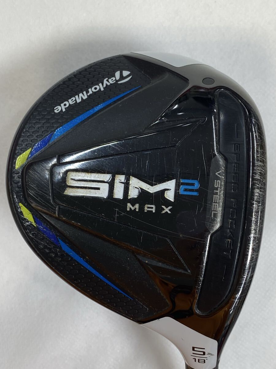 本州のみ送料無料◇即決◇FW◇テーラーメイド◇SIM2 MAX◇スピーダ569エボ4◇18度◇S◇42.5in◇328g◇カバーなし拍卖