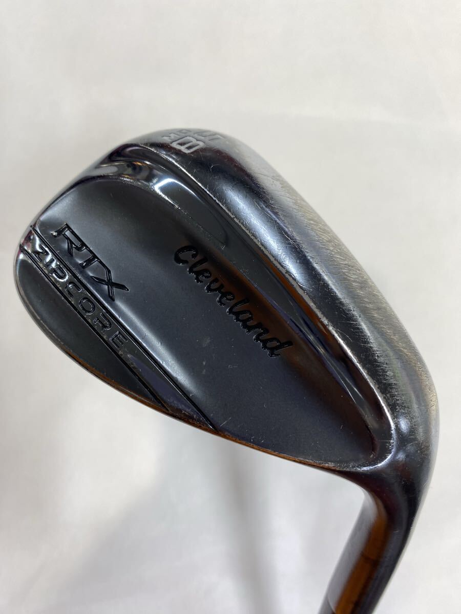 本州のみ送料無料◇即決◇ウェッジ◇クリーブランド◇RTX ZIPCORE ブラックサテン◇ダイナミックゴールド HT◇58度◇S200◇35in◇476g拍卖