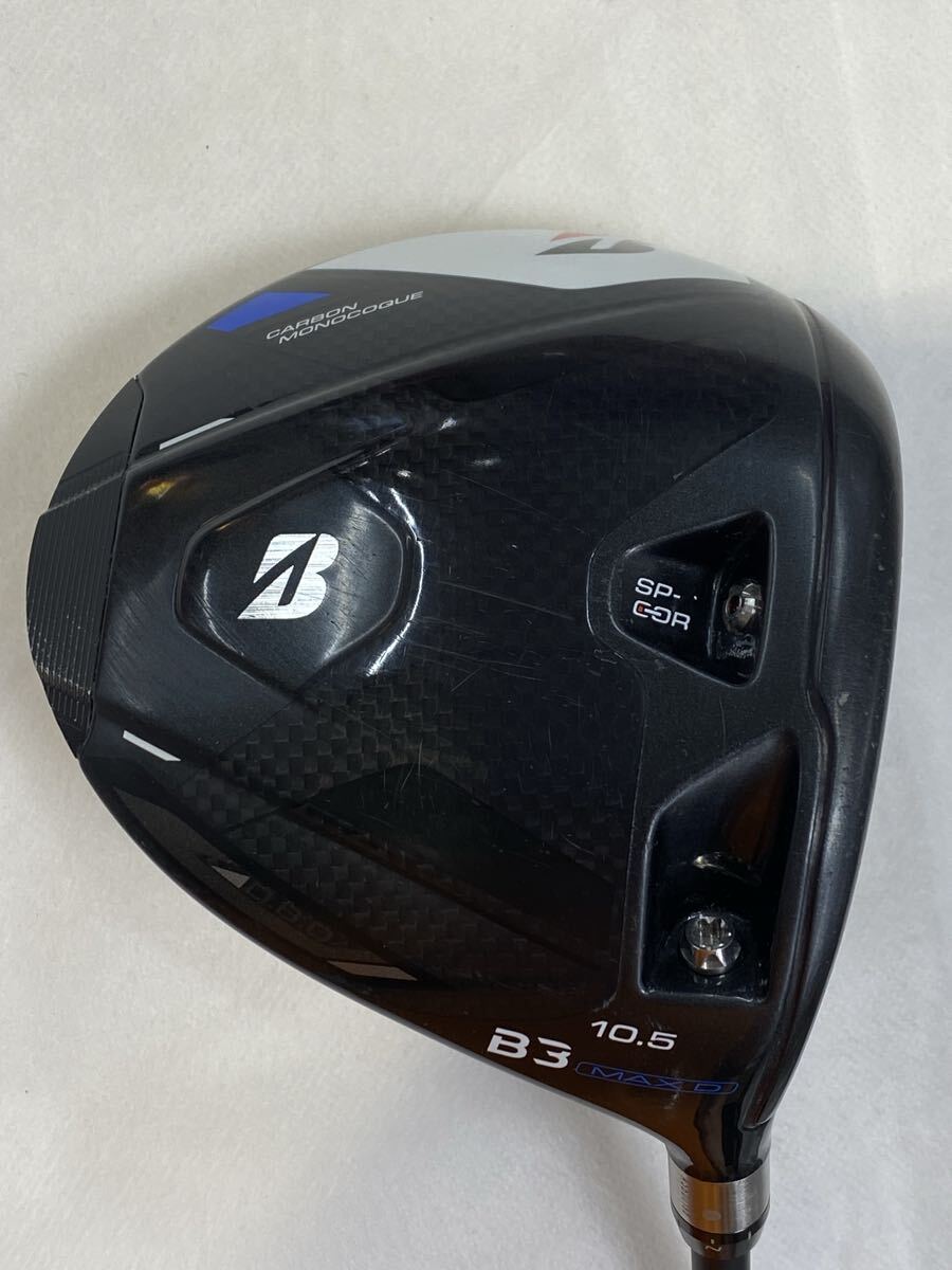 本州のみ送料無料◇即決価格◇1W◇ブリヂストン◇B3MAX D◇VANQUISH BS40 for MAX◇10.5度◇SR◇45.5in◇290g◇カバーあり拍卖