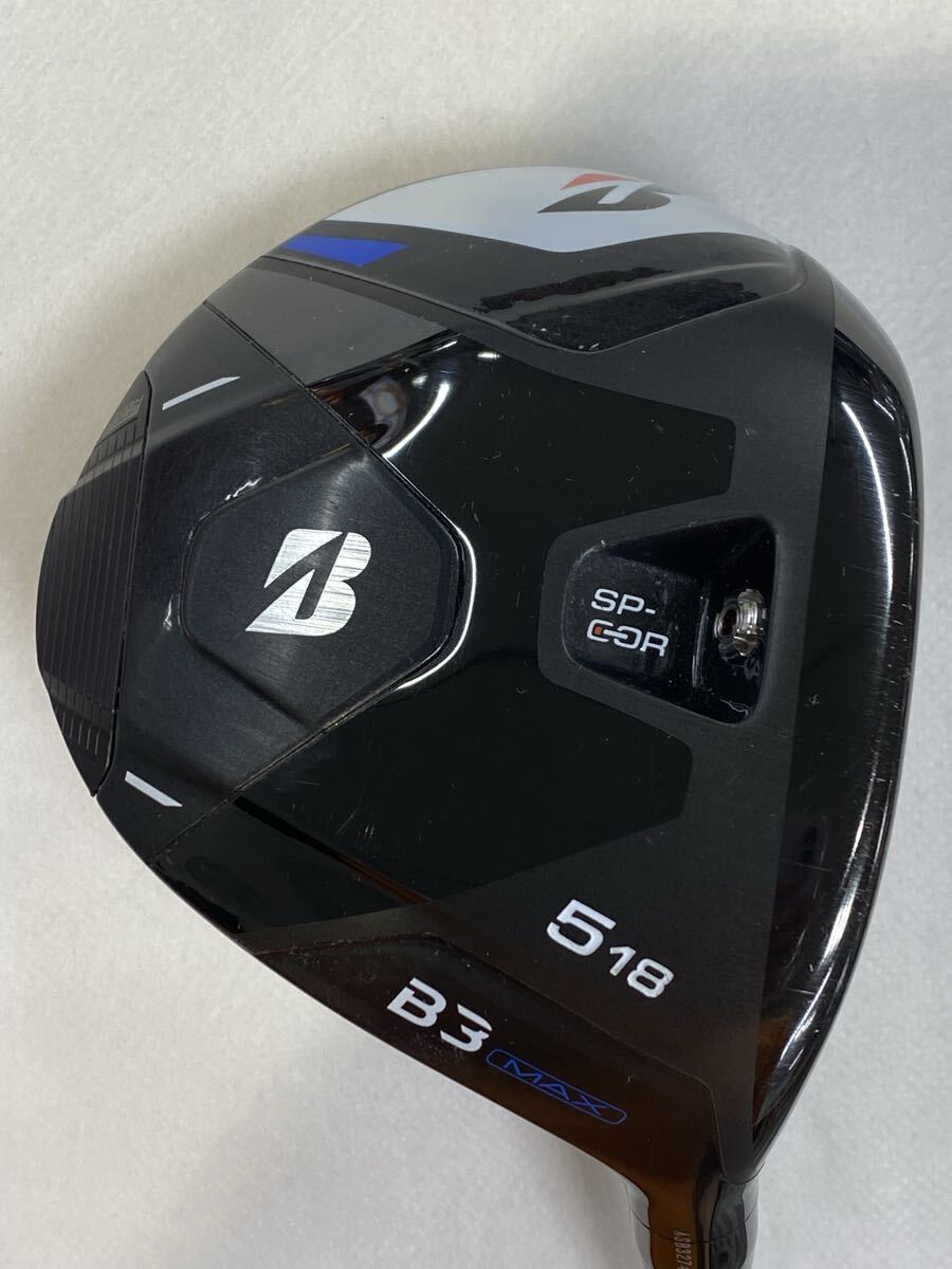 本州のみ送料無料◇即決価格◇FW◇ブリヂストン◇B3MAX◇VANQUISH BS40 for MAX◇18度◇SR◇42.75in◇305g◇カバーあり拍卖