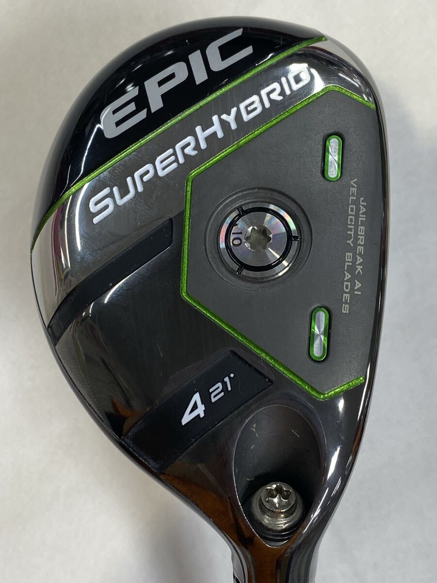 本州のみ送料無料◇即決価格◇UT◇キャロウェイ◇EPIC SUPER HYBRID◇Diamana 55 for Callaway◇21度◇SR◇39.5in◇346g◇カバーなし拍卖