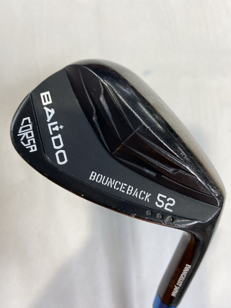 本州のみ送料無料◇即決価格◇ウェッジ◇BALDO◇CORSA BOUNCE BACK TOUR BLACK◇NS950GH◇52度◇WEDGE◇35.25in◇448g◇カバーなし拍卖