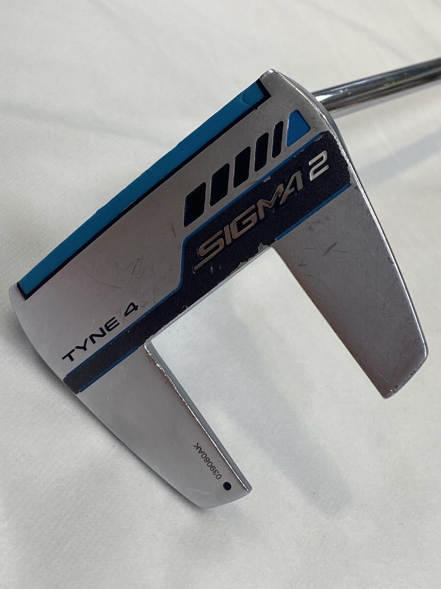 本州のみ送料無料◇即決価格◇パター◇ピン◇SIGMA 2 TYNE 4 Platinum◇オリジナルスチール(PP62/長さ調整)◇567g◇カバーなし拍卖