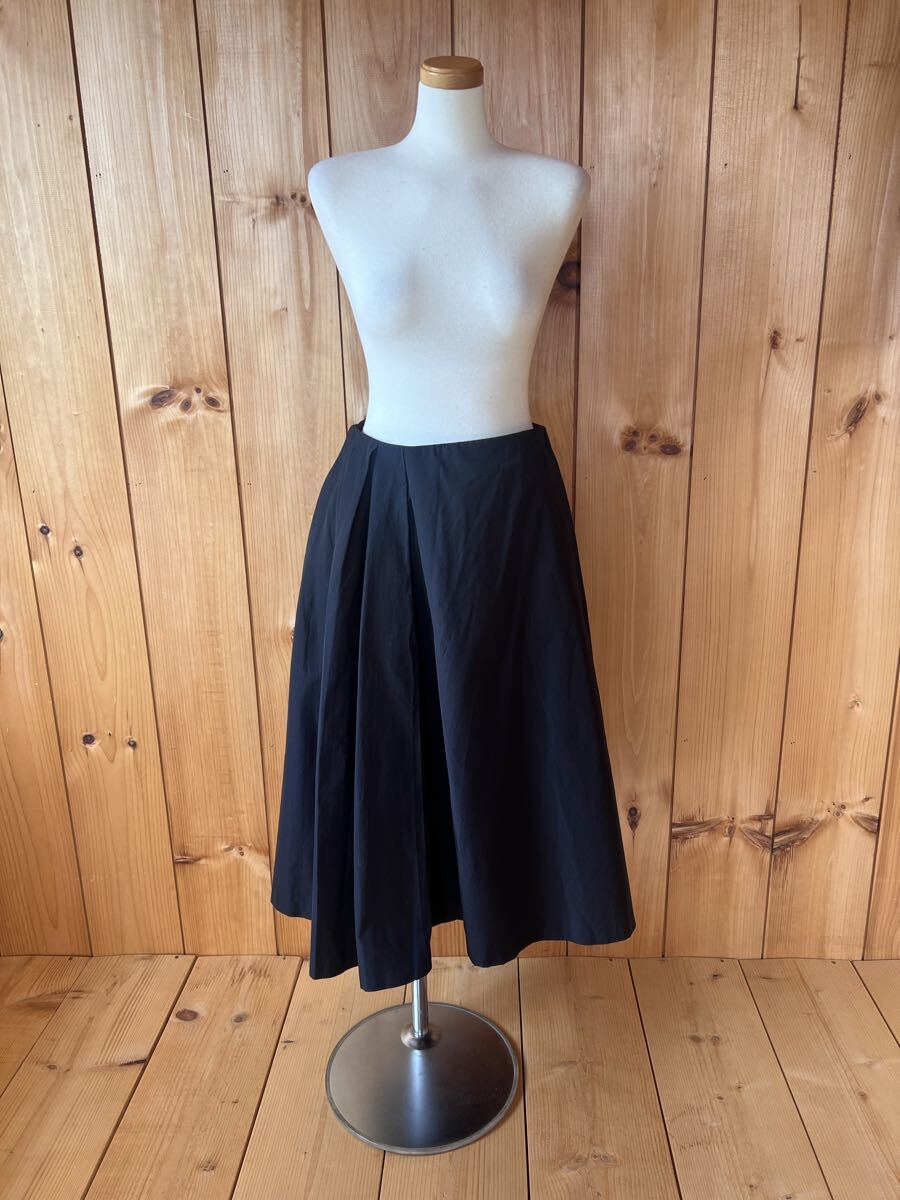 マカフィー/MACPHEE/トゥモローランド/スカート/ロングスカート/38/SM/ネイビー/ナイロン×コットン/日本製/良品美品拍卖