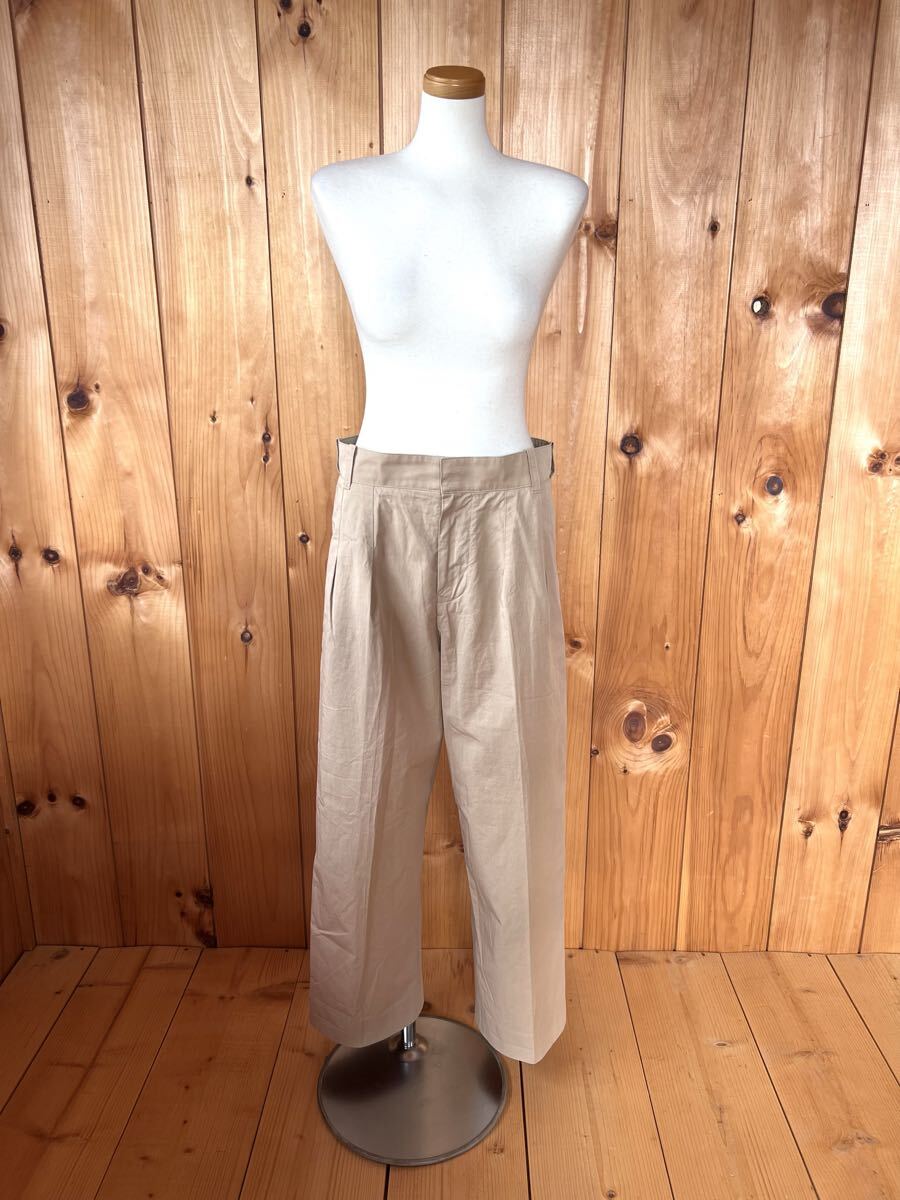 MARGARET HOWELL/マーガレットハウエル/パンツ/Ⅲ/M L/コットン/ベージュ/日本製/良品美品拍卖