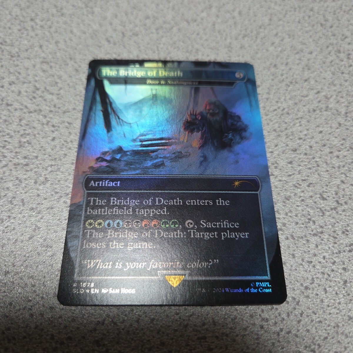 MTG SLD 空虚への扉 英語foil 一枚 Secret Lair x Monty Python and the Holy Grail: Vol.2 シークレットレイヤー 即決拍卖