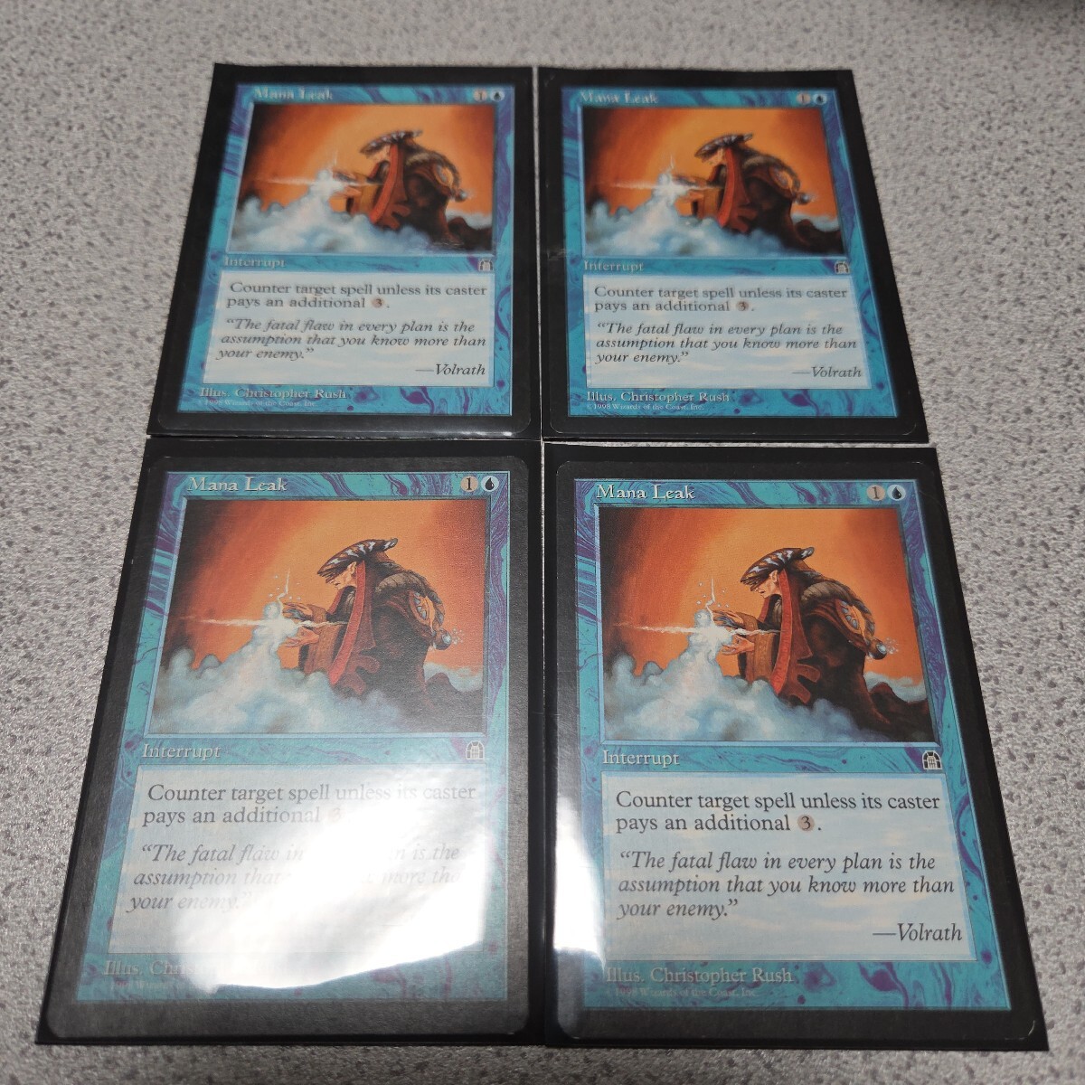 MTG STH マナ漏出 英語 四枚セット 即決拍卖