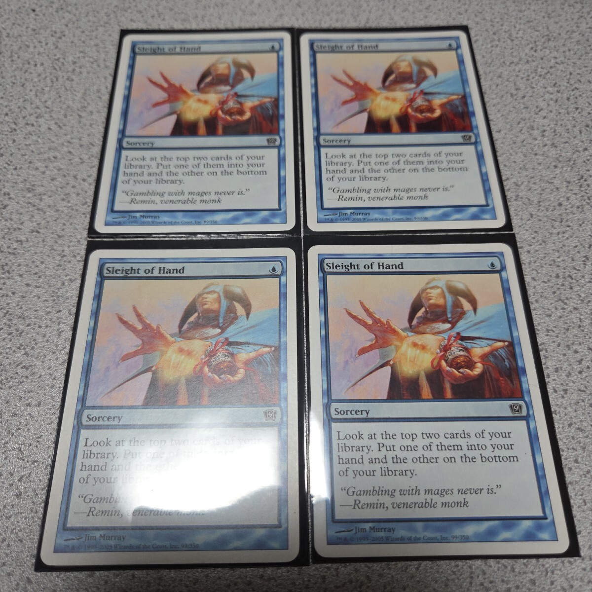 MTG 9版 手練 英語 四枚セット 即決拍卖