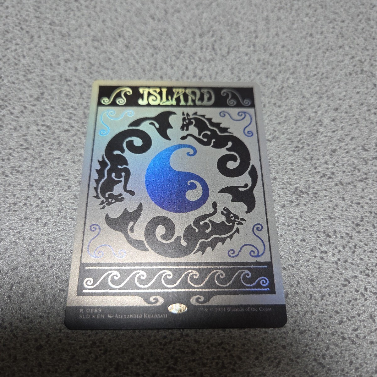 MTG SLD 島 0889 英語foil 一枚 Secret lair ボーダーレス a 即決拍卖