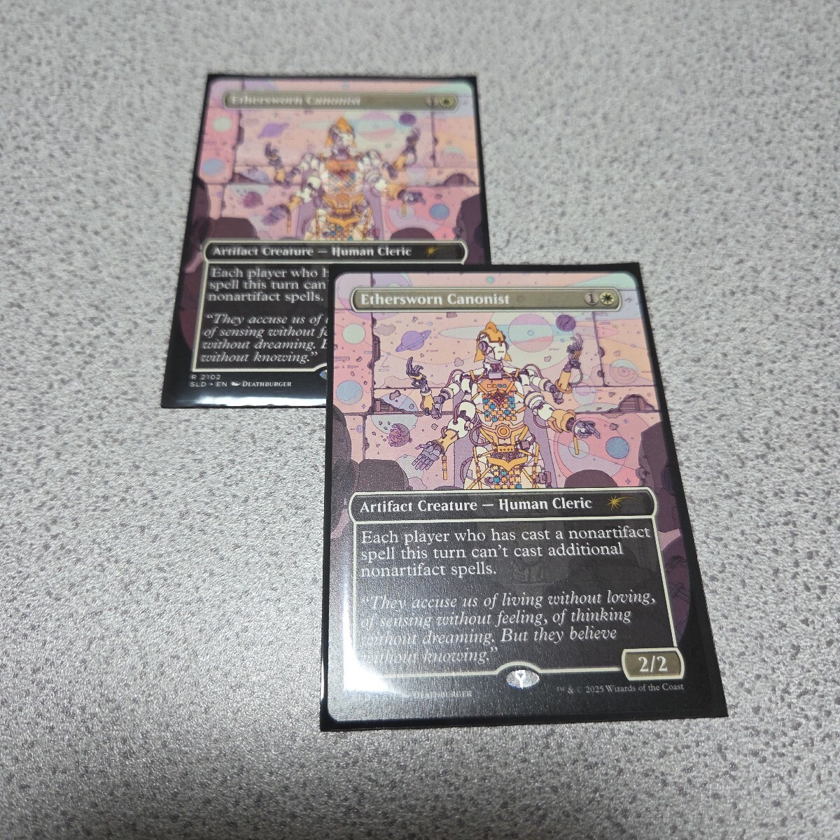 MTG SLD エーテル宣誓会の法学者 英語 二枚セット Secret lair 即決拍卖