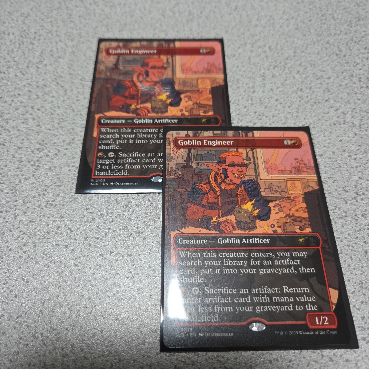 MTG SLD ゴブリンの技師 英語 二枚セット Secret lair 即決拍卖