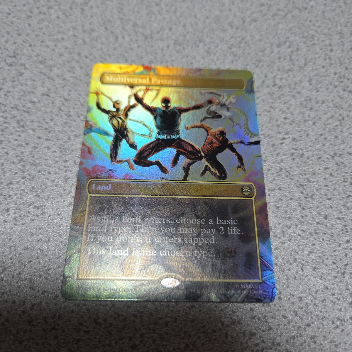 MTG SPM マルチバースへの通り道 英語foil 一枚 ボーダーレス スパイダーマン Spider Man 即決拍卖