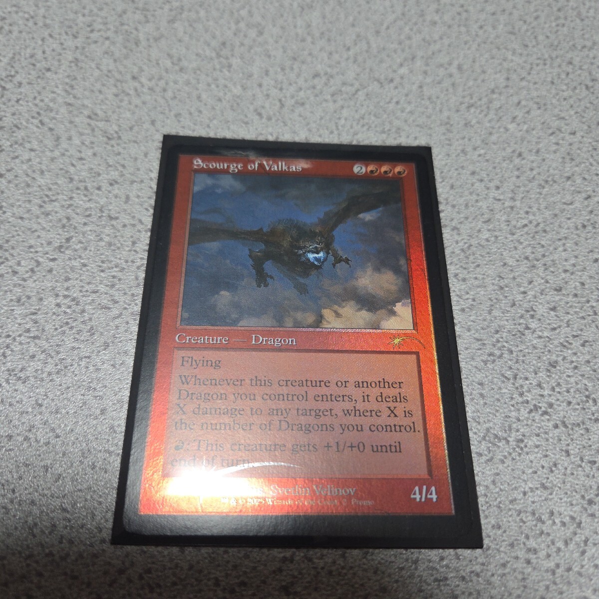 MTG SLD ヴァルカスの災い魔 英語foil 一枚 Secret lair 旧枠 即決拍卖