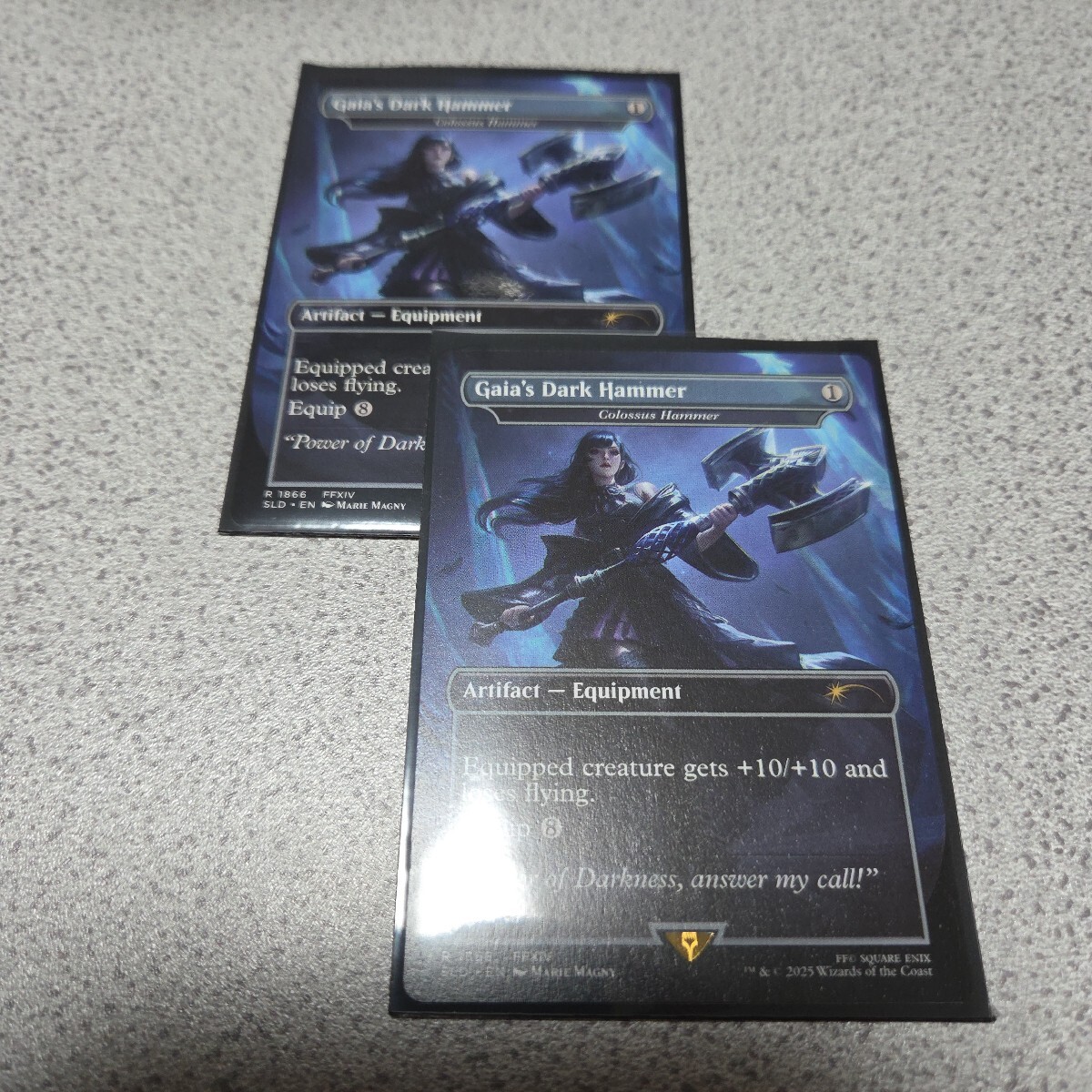 MTG SLD ガイアのイポスセスフィラ 英語 二枚セット ファイナルファンタジー Final Fantasy Secret lair 巨像の鎚 即決拍卖