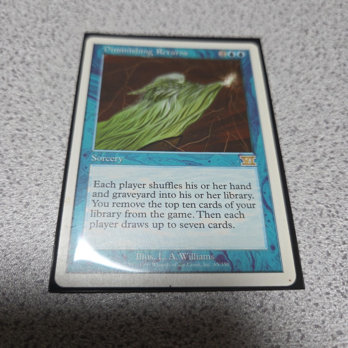 MTG 6版 先細りの収益 英語 一枚 即決拍卖