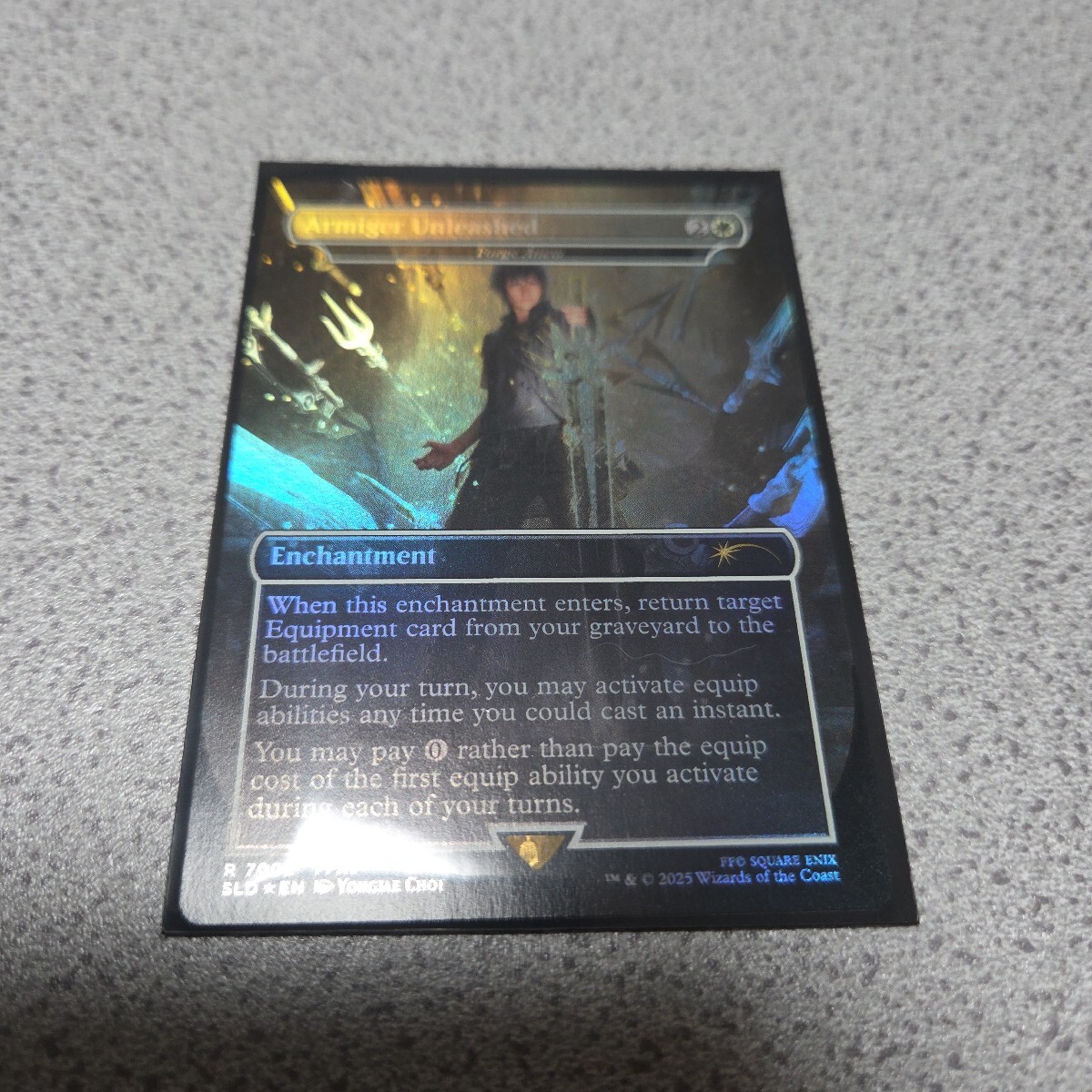 MTG SLD 真・ファントムソード 英語foil 一枚 ファイナルファンタジー Final Fantasy Secret lair 再鍛造 即決拍卖