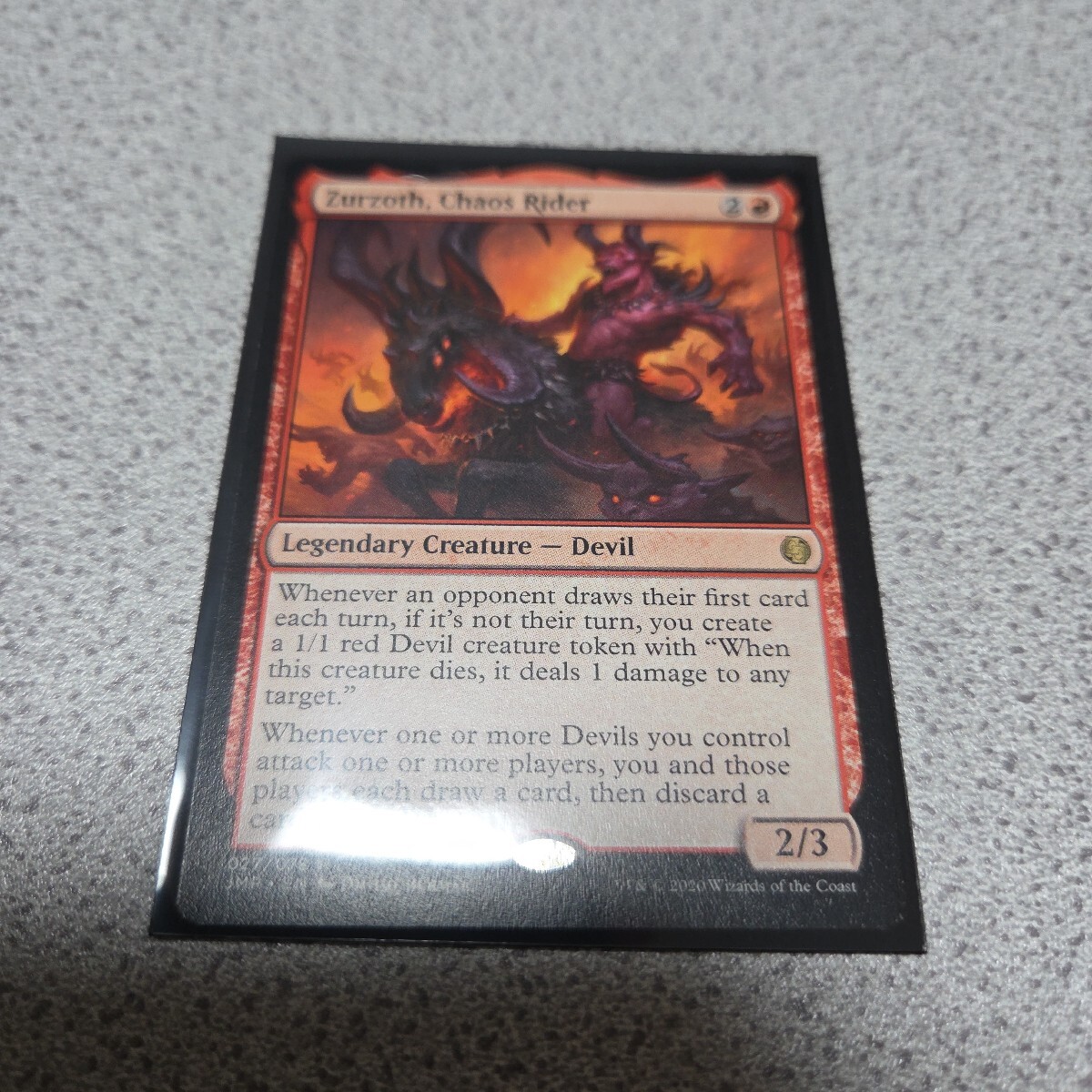 MTG JMP 混沌の乗り手、ザルゾス/Zurzoth, Chaos Rider 英語 一枚 即決拍卖