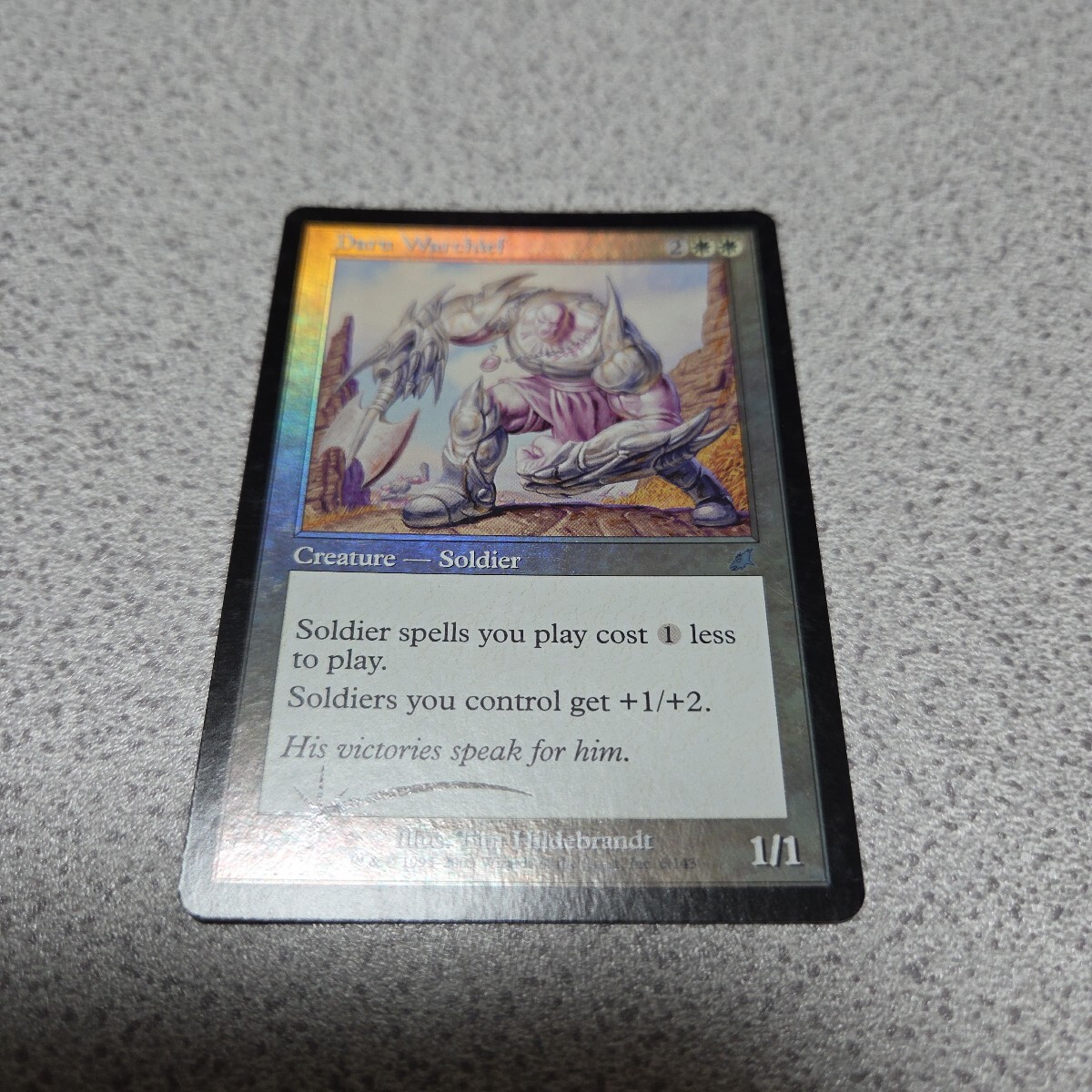 MTG SCG ダールの戦長 英語foil 一枚 即決拍卖