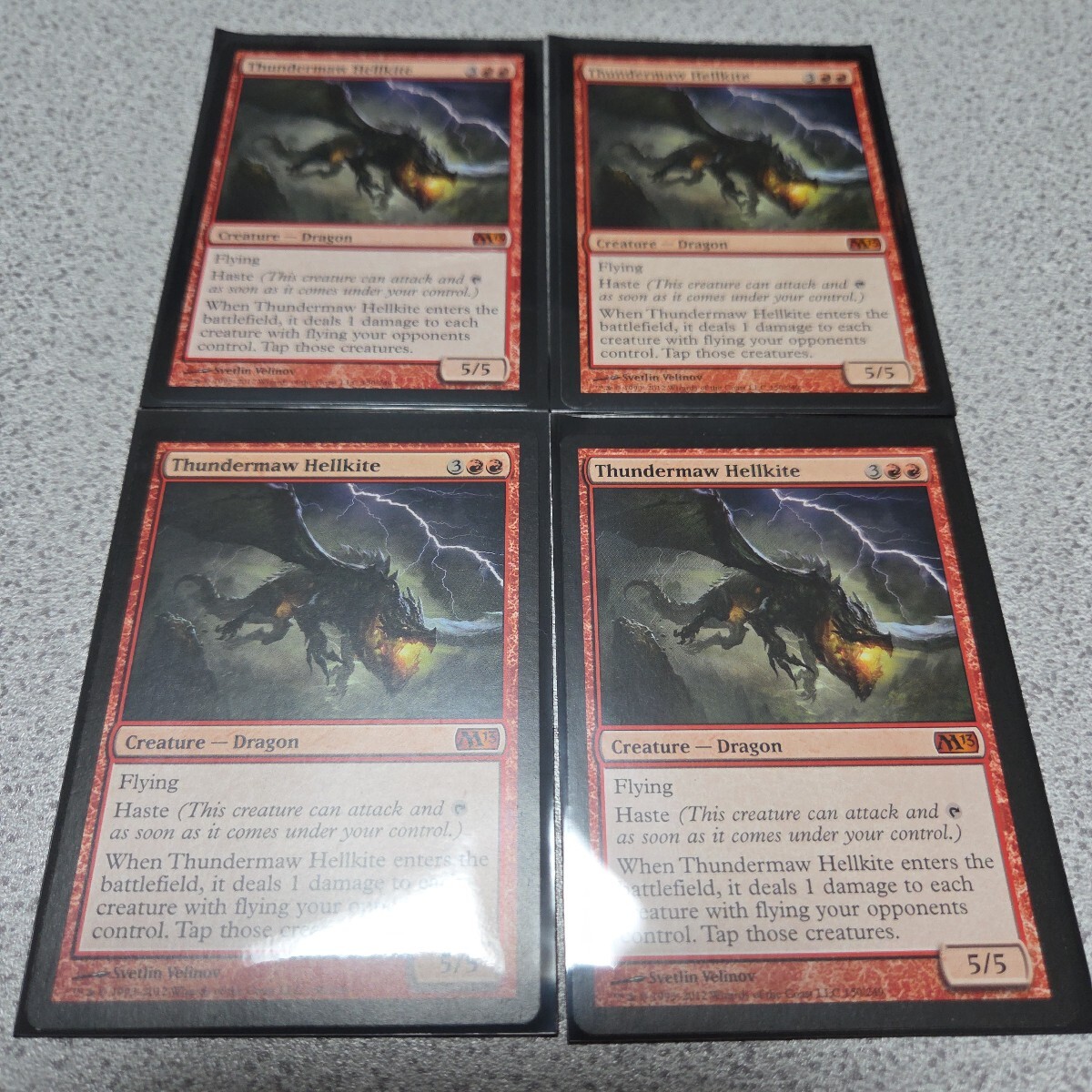 MTG M13 雷口のヘルカイト 英語 四枚セット 即決拍卖