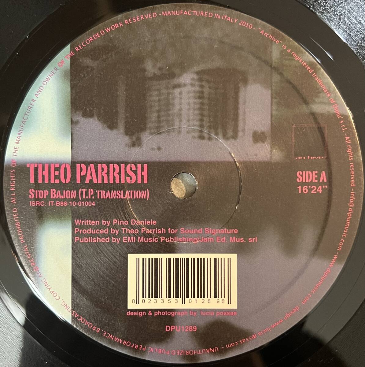 Theo Parrish / Isoul8 & Mark De Clive-Lowe - Stop Bajon / Tullio De Piscopo拍卖