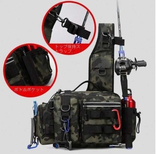 新モデル、多機能ショルダーバッグ、釣りバッグ、ルアー釣りバッグです。拍卖
