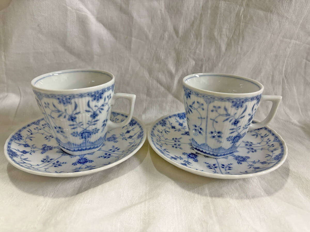 カップ&ソーサー 三洋陶器 SANYO サンヨー Blue Copen ブルーコペン ペア 2客セット拍卖