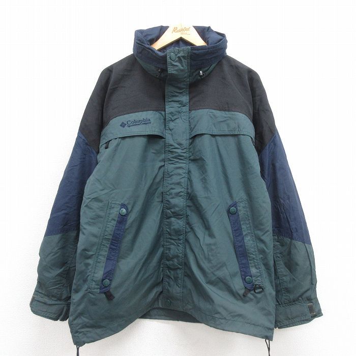 XL/古着 コロンビア 長袖 マウンテン ジャケット メンズ 00s コロラド 大きいサイズ 緑他 グリーン 25sep26 中古 アウター拍卖