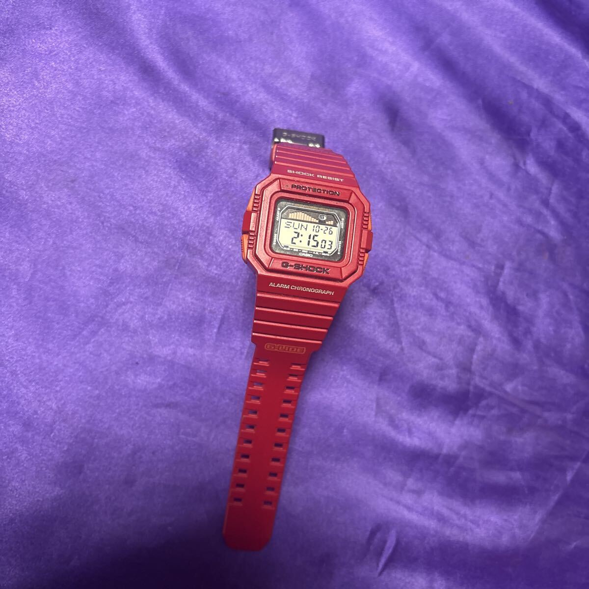 CASIO G-SHOCK GLX-5500A G-LIDE レッド 新品電池交換済む拍卖