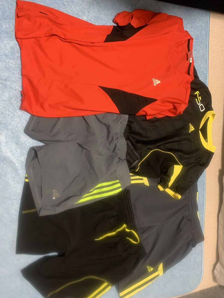 adidas アディダス  スポーツウェア ランニング ジョギング Tシャツ 短パン ショートパンツ セット拍卖