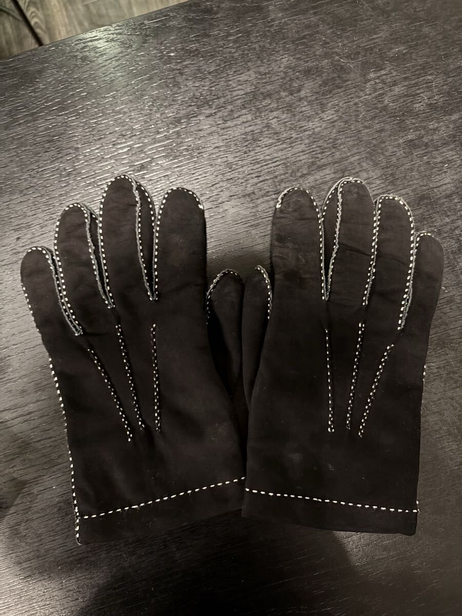 Y's for men - ワイズフォーメン レザーグローブ スエードサイズL レザー手袋made Italy拍卖