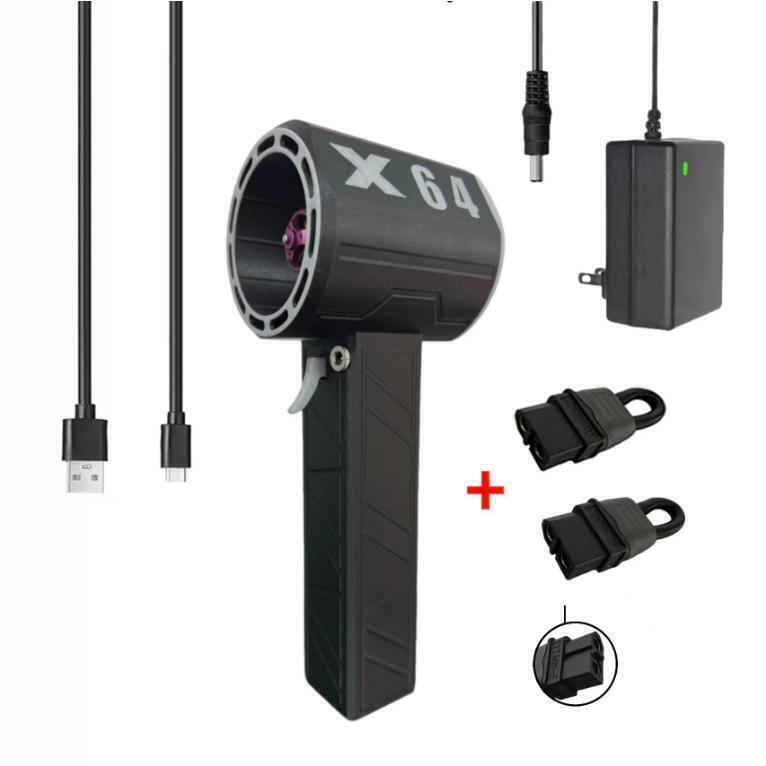 X64 最強力ブロアー 暴力的なターボファン 最大推力1.4KG 8000mAh 60m/s 11ブレードターボジェットファン ハイパワー ブロワージェット拍卖