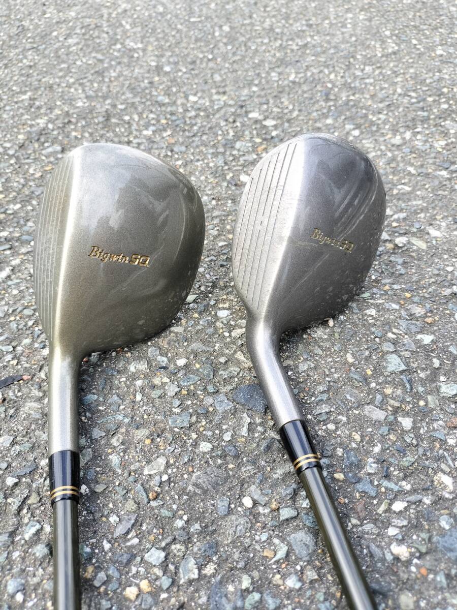 【名器2本セット】マルマン ビッグウィン SQ フェアウェイウッド(4W&7W)四角い直進性の元祖! 【ジャンク扱い】拍卖