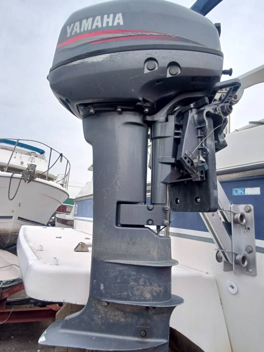 <YAMAHA・ヤマハ> 2スト 15馬力 実働 船外機 難あり拍卖
