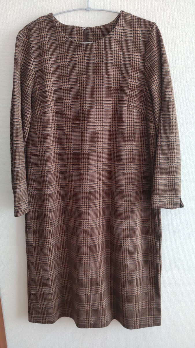 クリスチャンオジャール チェックワンピース 秋色拍卖