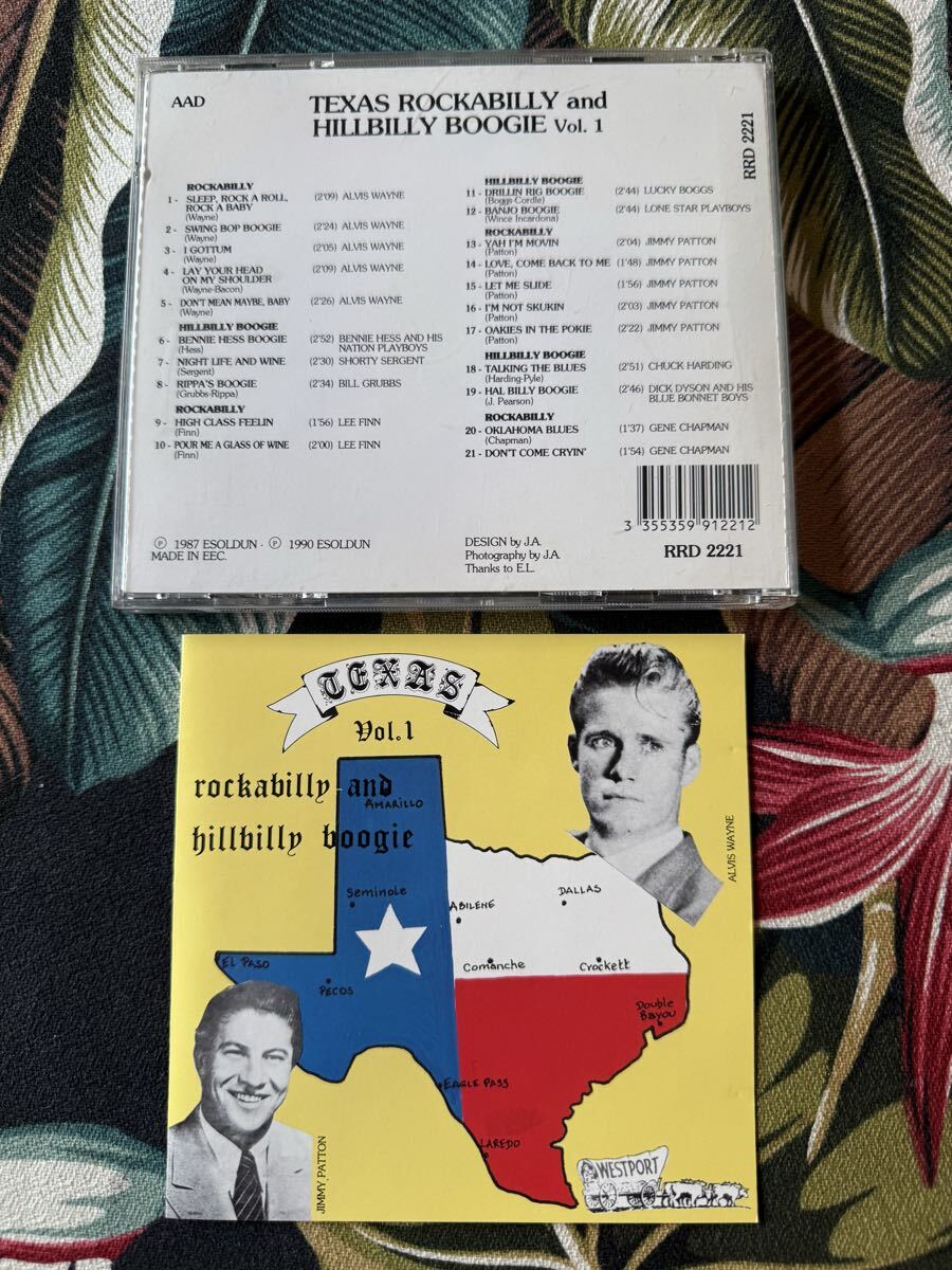 Various Texas Rockabilly and Hillbilly Boogie Vol.1 CD Esoldun RRD-2221 Hillbilly ロカビリー 拍卖