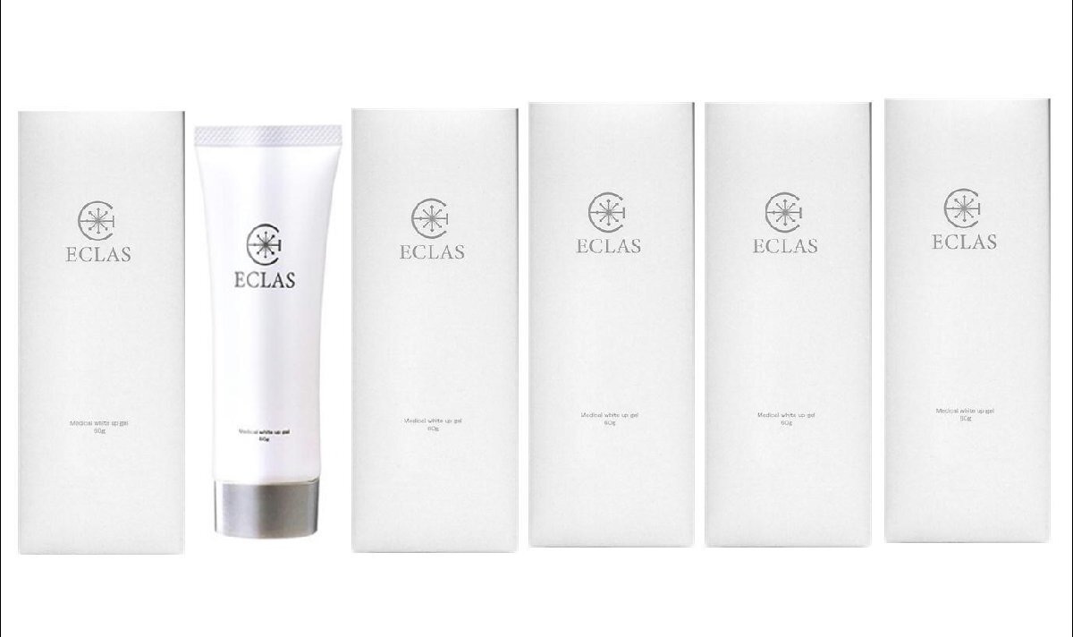 【定価7678円×5個セット】ECLAS/エクラス 薬用美白ジェル(60g)オールインワン 医薬部外品 新品拍卖