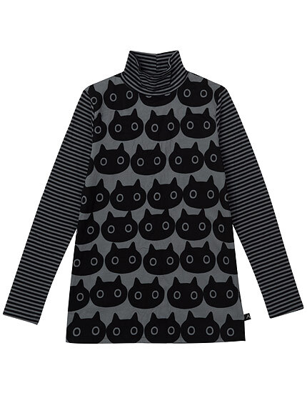 希少 ワコール マタノアツコ M 長袖 ハイネック Tシャツ トップス ネコ メメ 新品 777★拍卖