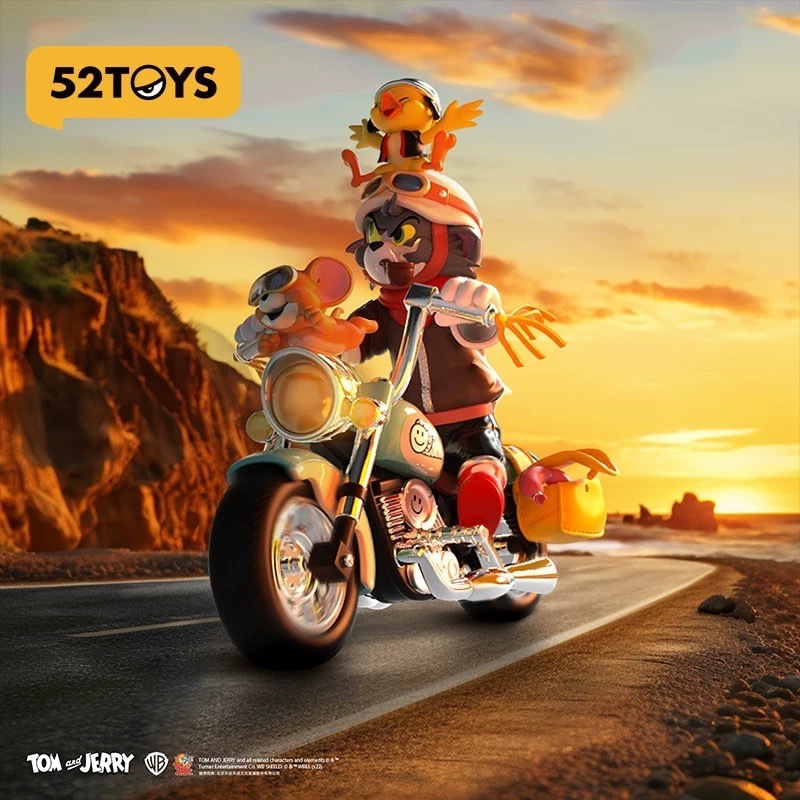 トムとジェリー レトロバイク フィギュア52toys新品 WarnerBros拍卖