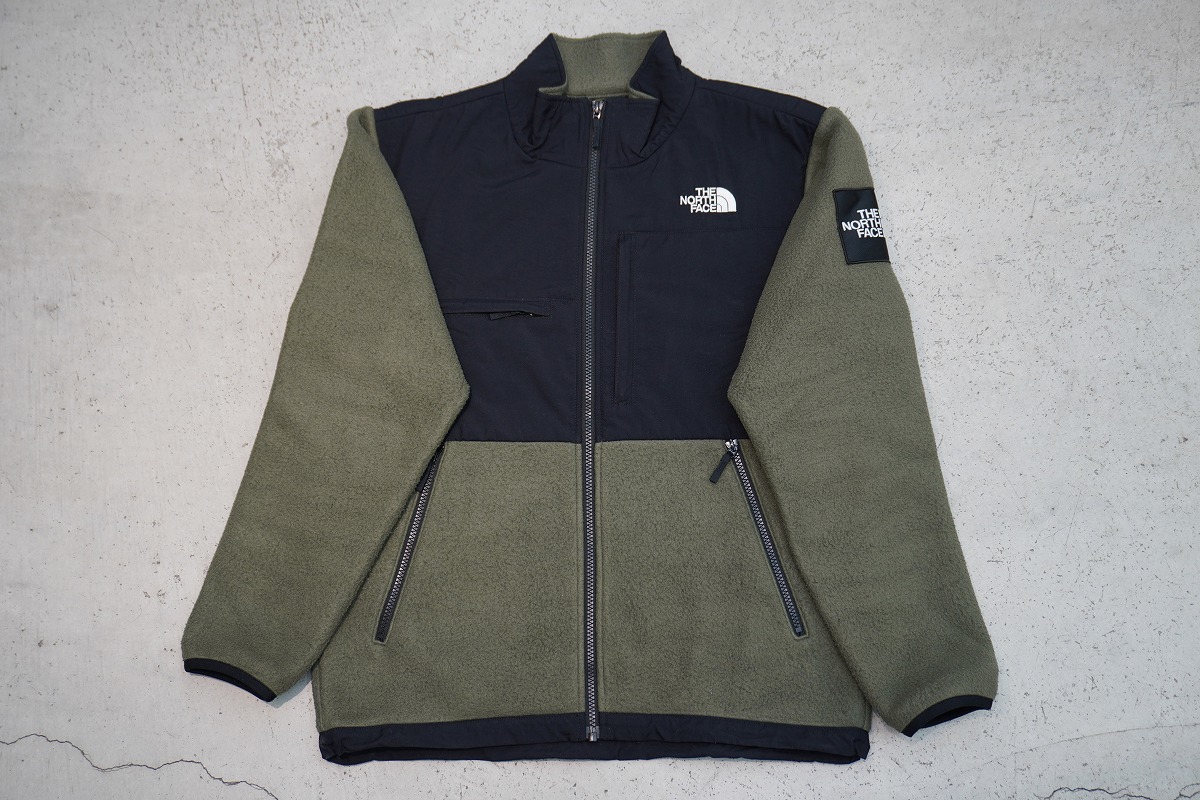 定番 THE NORTH FACE ノースフェイス DENALI JACKET デナリ ジャケット フリース スタンド ネック NA72051 カーキ ブラック M 807P拍卖