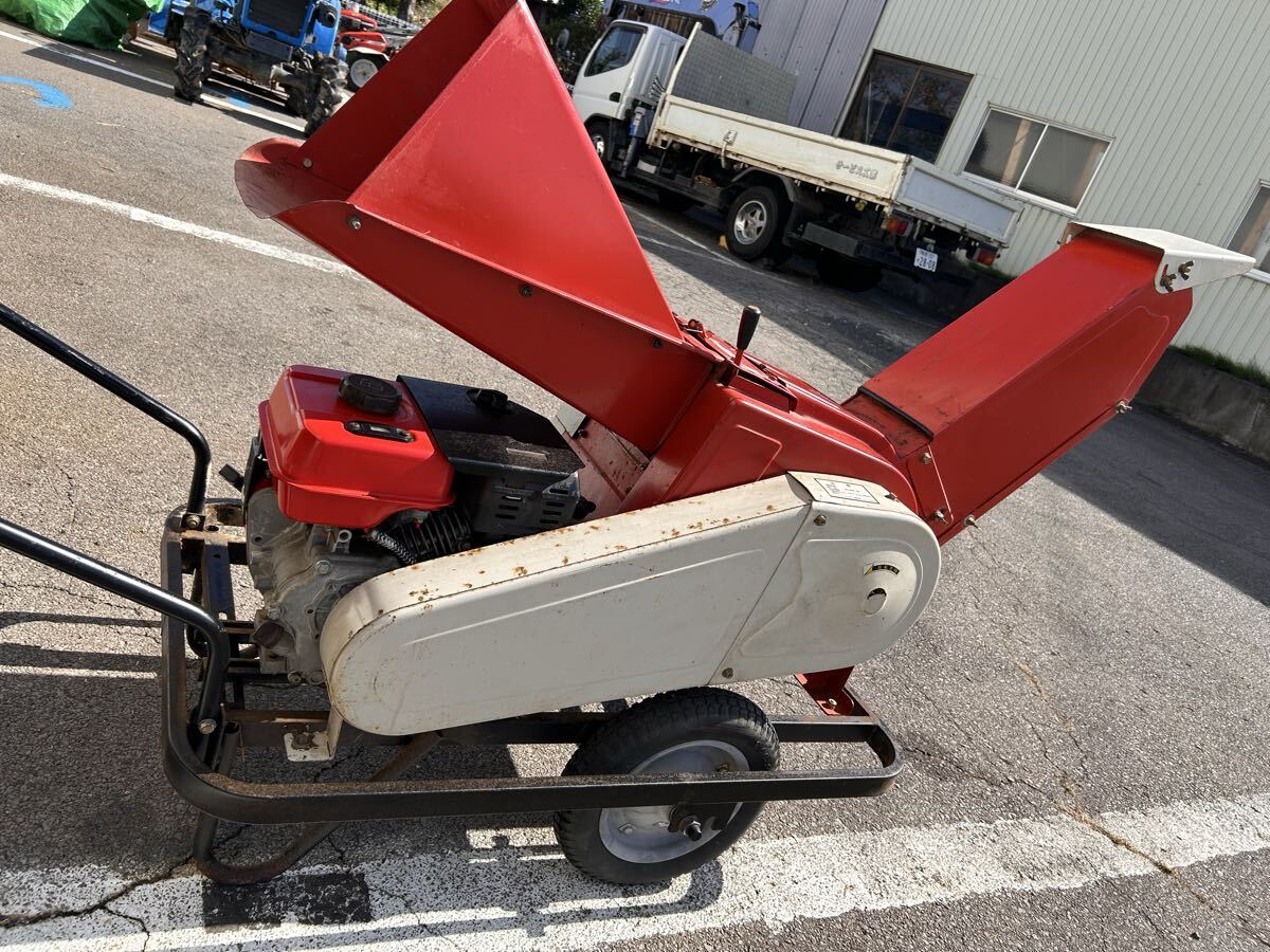 三菱殘幹カッタ オータケ EK-15FA 藁カッター 車付 ガソリンエンジンGM131L 最大4.0馬力 動作確認済み 【長野県直接引き取り限定】拍卖