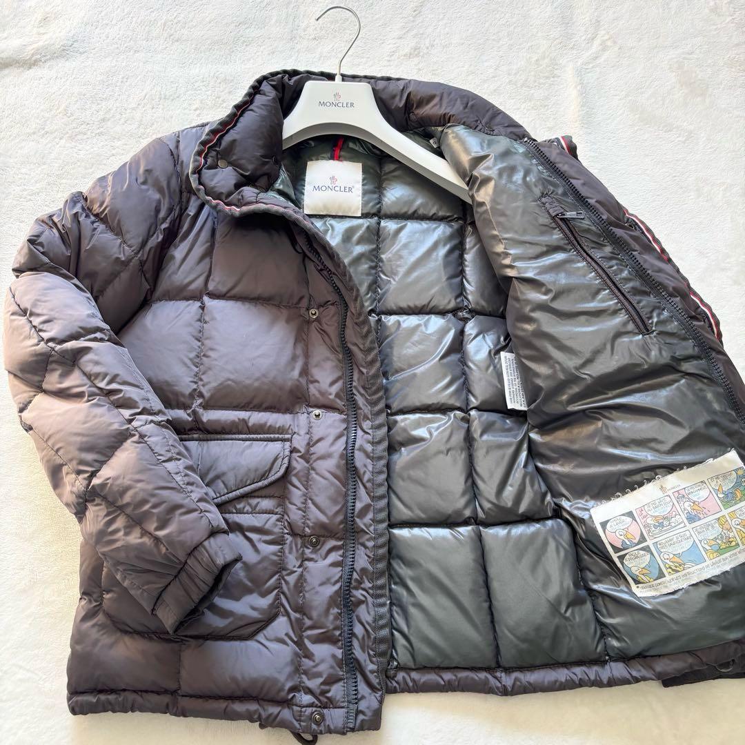 MONCLER モンクレール VERNET ヴェルネ ダウンジャケット グレー S 0 トリコロール アウター 冬物拍卖