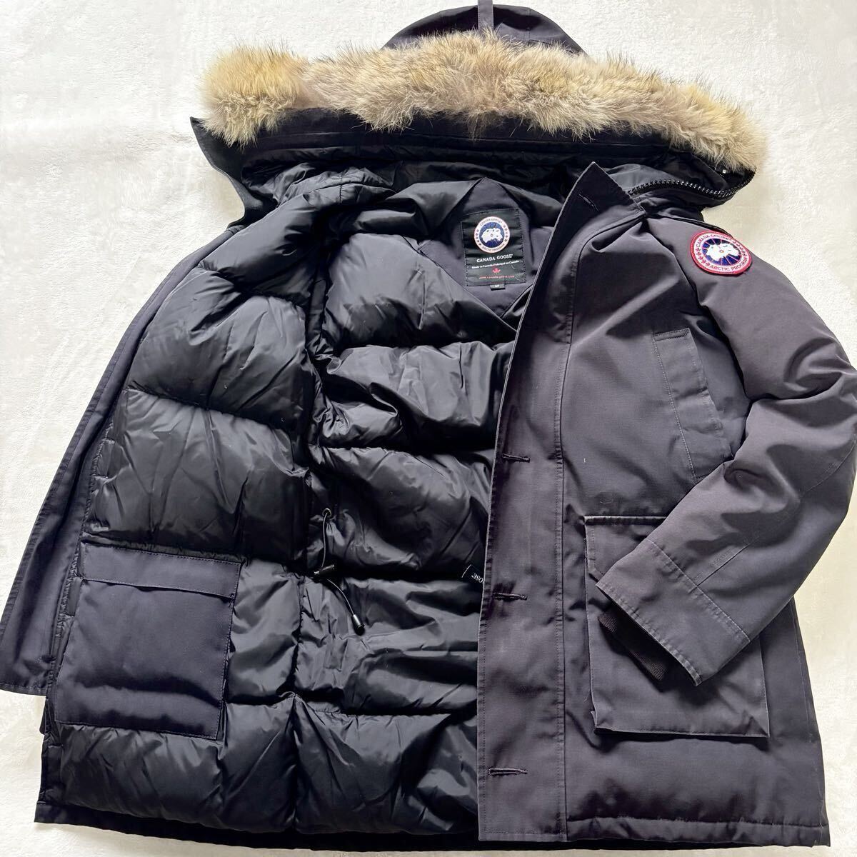 CANADA GOOSE BROOKFIELD PARKA ブルックフィールド パーカー カナダグース ダウンジャケット ブラック 黒 ワッペン アウター 冬物 ファー拍卖